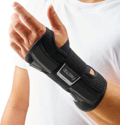 YM & Dancer G49 Fitted Wrist Brace for Carpal Tunnel Night Relief, Lengthened Fixed Hand Support for Women Men with Metal Splint, One-Step Wear Wrist Support for Right and Left Hand, for Arthritis Tendonitis