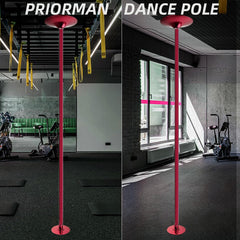 YM & Dancer E85 Pole Dancing Pole for Home - 45mm Spinning Dance Pole with Extension, Portable Dance Pole, Great for Bedroom, Pole Dance Studio & Pole Fitness